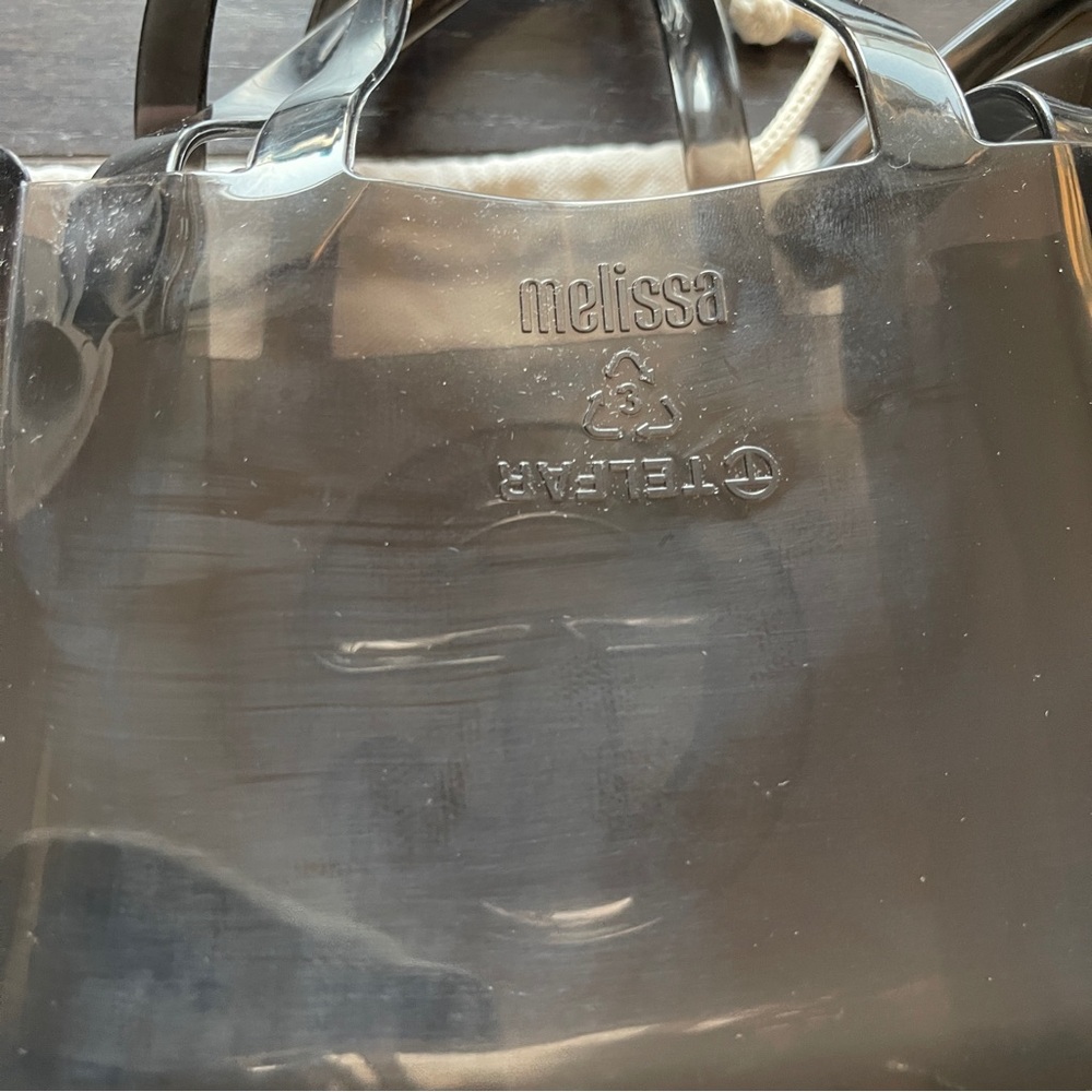 🆕Melissa X Telfar Small Jelly Shopper black handbag - Picture 5 of 8